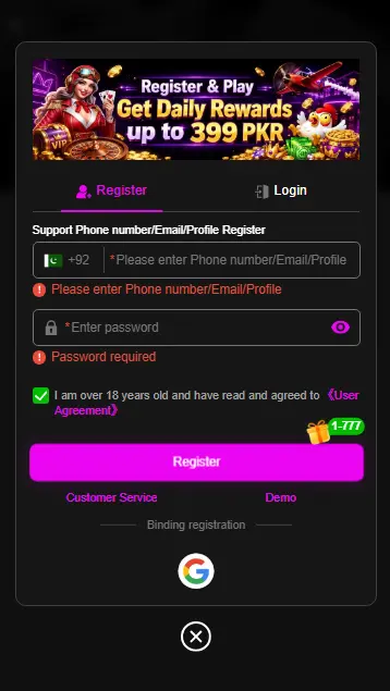 How to Login Your Account on Ace786 Game in Pakistan?