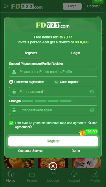 How to Login Your Account on FD 777 Game in Pakistan?