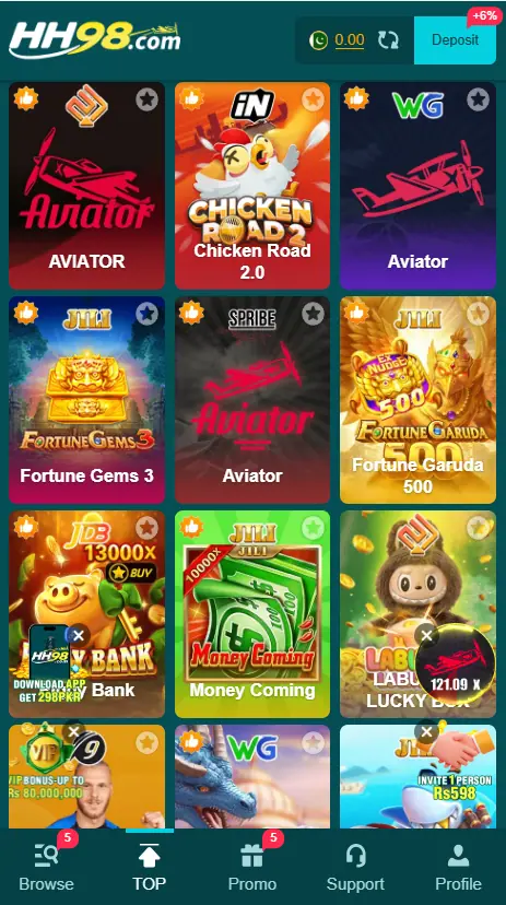 HH 98 Game APK Download [Real Money App] For Android/IOS