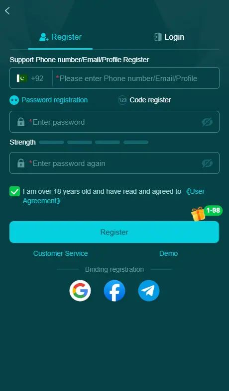 How to Download and Install HH 98 Game on Android & iOS in Pakistan