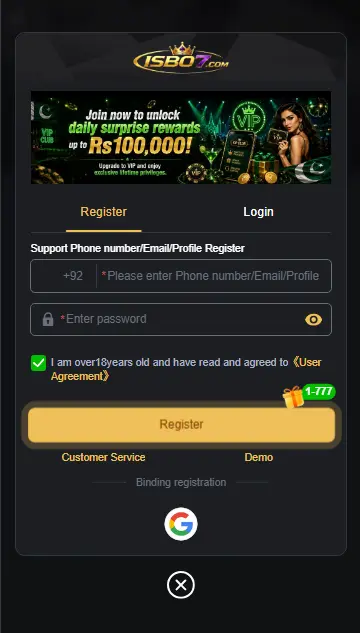 How to Login & Rehister Your Account on ISB 07 Game For Android 2026